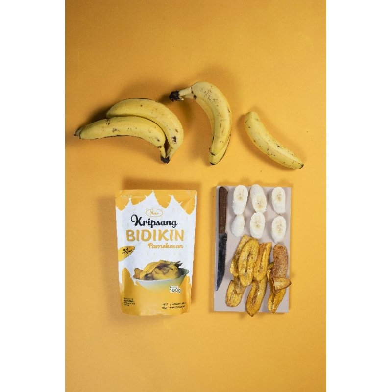 

Bidikin Keripik Pisang Kripik Pisang Rasa Original 100G Pisang kepok
