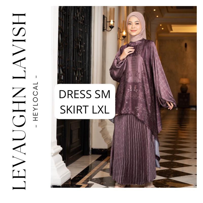 (PRELOVED) LEVAUGHN BLOUSE + SKIRT BY HEYLOCAL