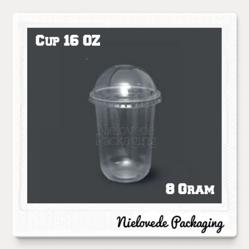 PP CUP 16 OZ OVAL ( 8 Gram ) - Tanpa Tutup