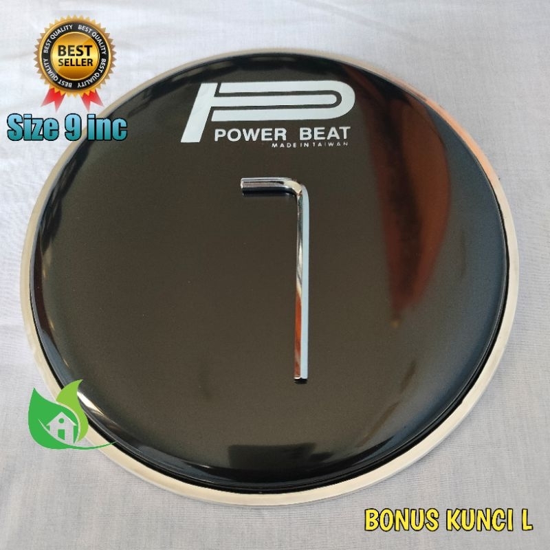 Mika Darbuka 9 inchi power beat Made in taiwan hitam