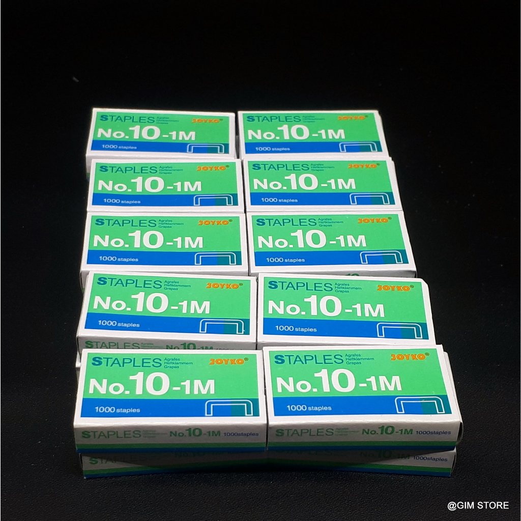 

Isi Staples Tajam no 10 ( 1 Pak 20 kotak)