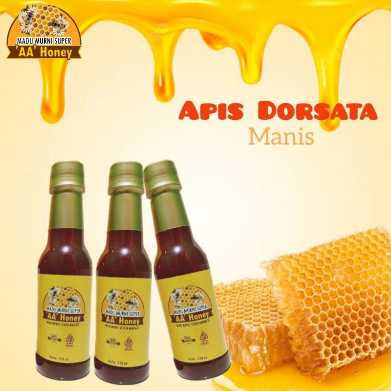 

Madu hutan murni 'AA' Honey rasa manis