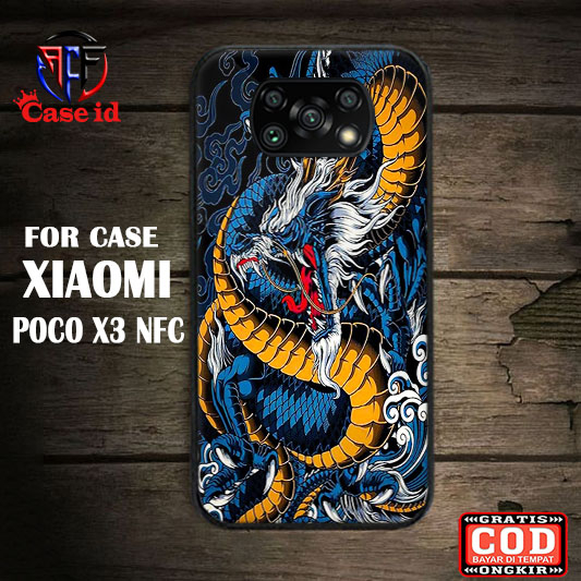 Case POCO X3 NFC Motif (NAGA018) Casing POCO X3 NFC Hardcase Glossy 2D Terbaru Silikon Softcase Casi