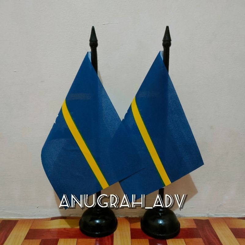 

tiang kayu bendera meja NAURU