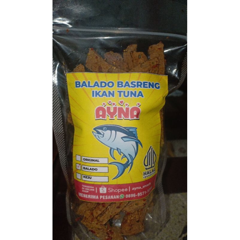 

BALADO BASRENG DAUN JERUK IKAN TUNA 100 gram