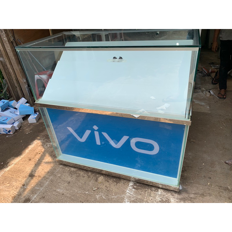 Etalase Vivo Konter Hp/Pulsa