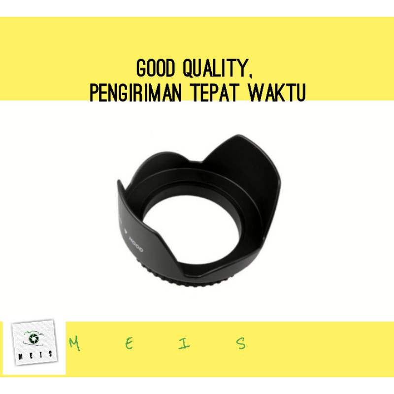 Hood Lensa Kit Nikon AF-S / AF-P 18-55mm - Lenshood Nikkor