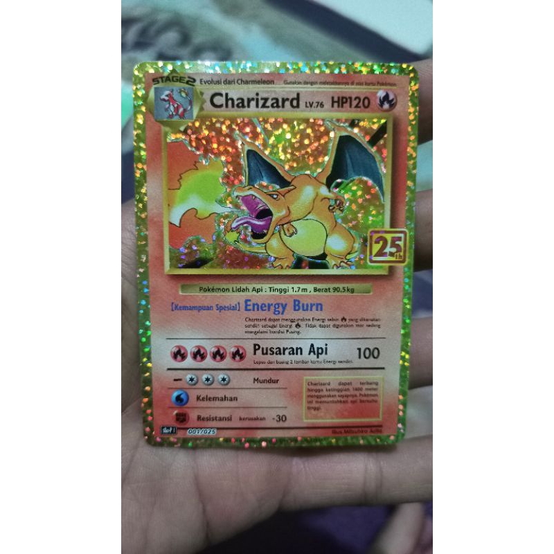 Charizard 25th Anniversary - Pokemon TCG Indonesia