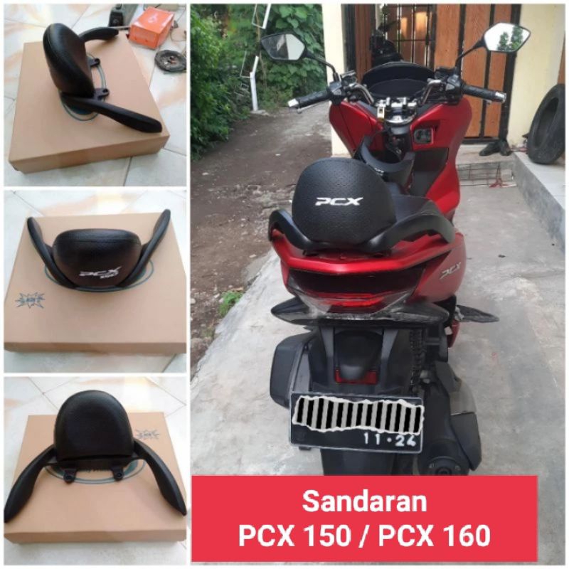 Sandaran PCX 150/PCX 160 tipe ABS dan CBS, Behel Senderan jok PCX lokal