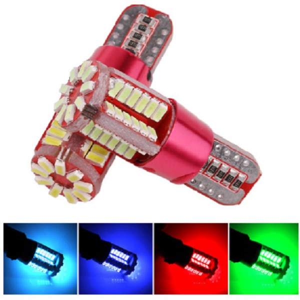 Lampu LED T10 57 titik SMD Senja Sein Motor Mobil Canbus