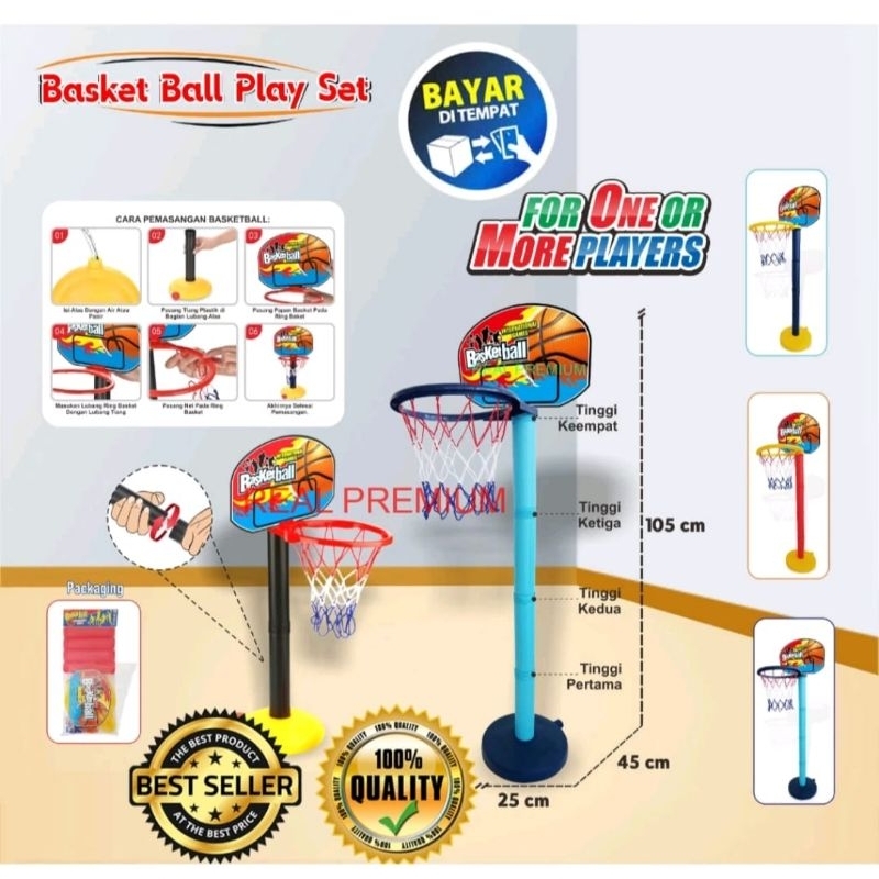 MAINAN RING BASKET ANAK MAINAN TIANG BASKET ANAK