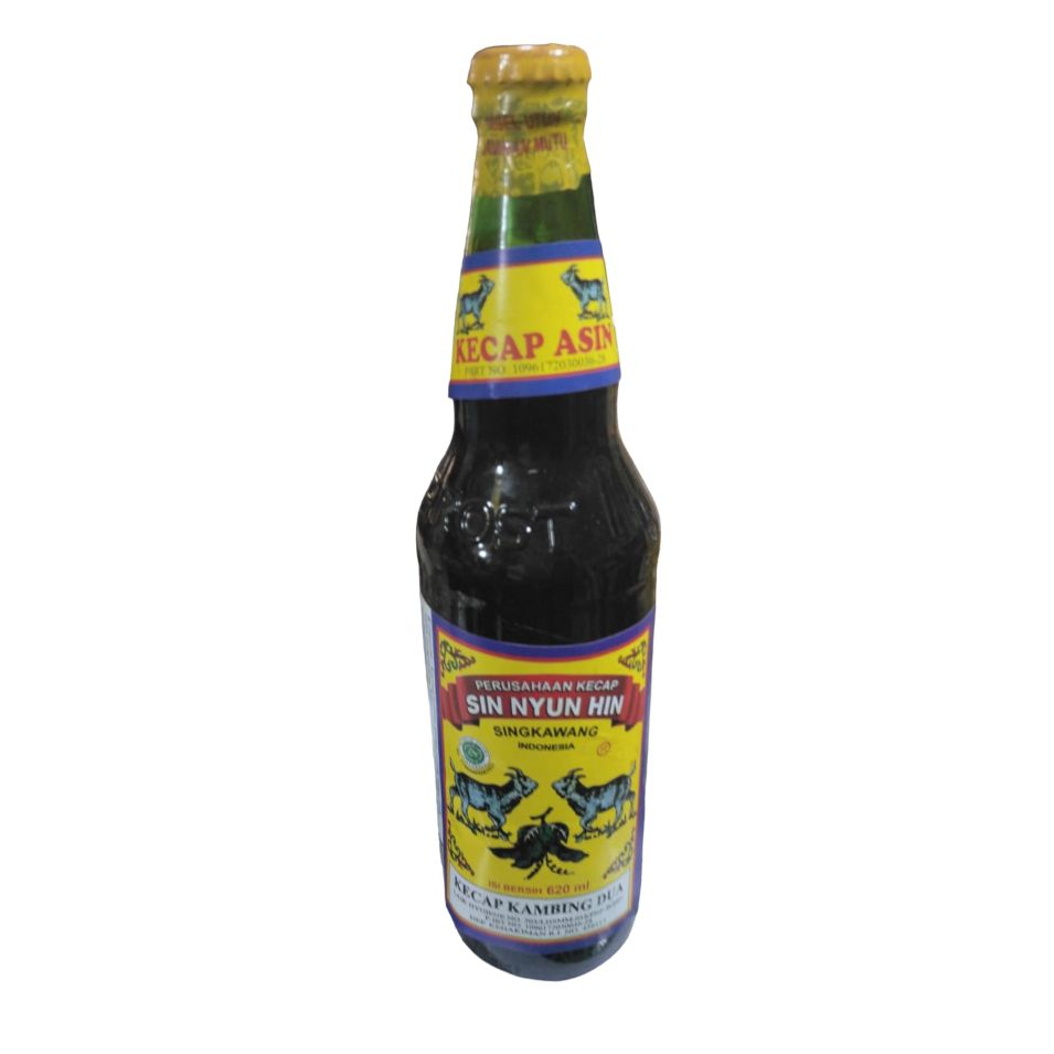 

Kecap Asin Kambing Dua Sin Nyun Hin 620ml Singkawang Pontianak/ Kecap Asin Dua Kambing/