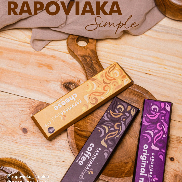 

Rapoviaka Simple Cokelata 41 gram Varian Egg Roll