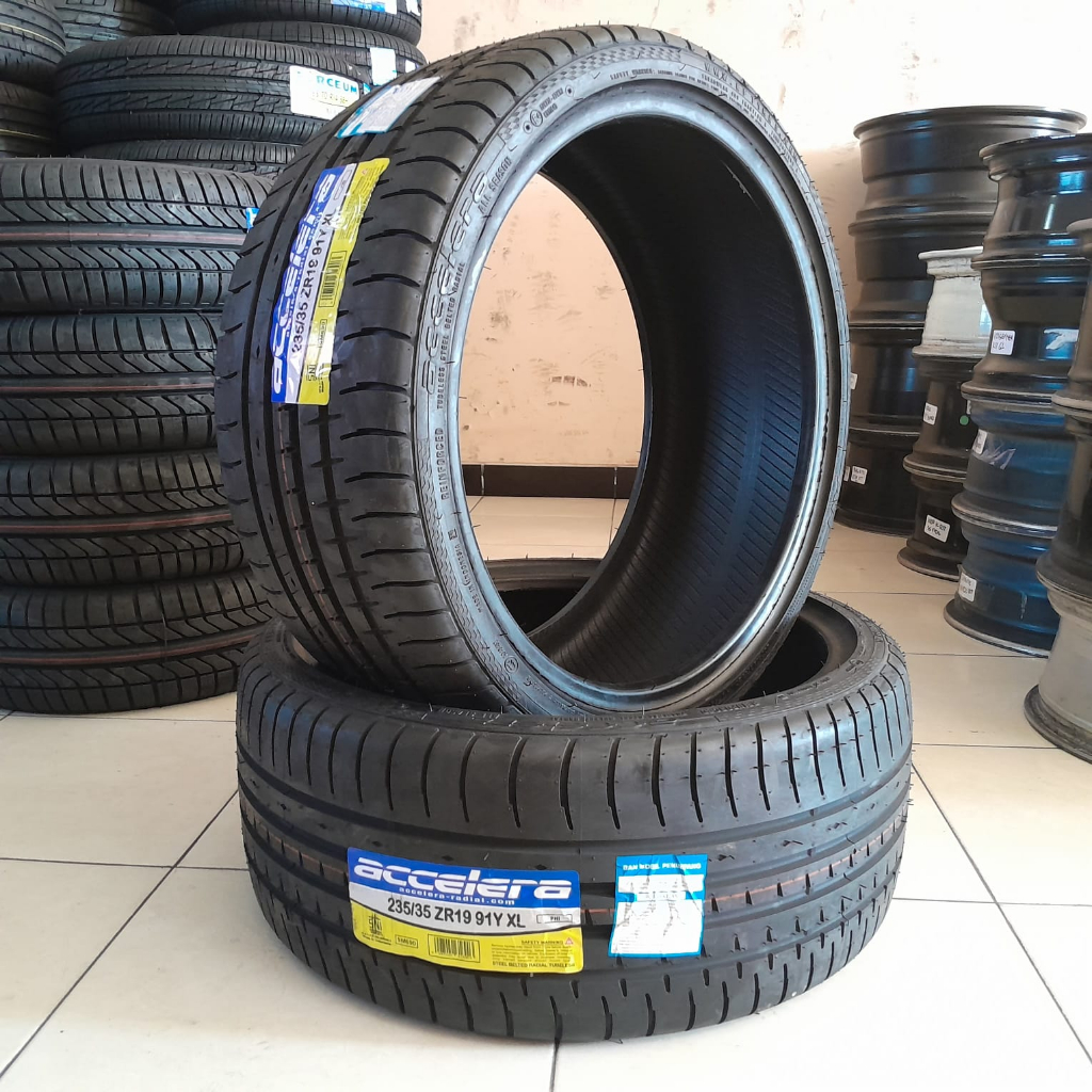 Ban Mobil bekas Ring 19 Tipis Ukuran 235 35 R19 Accelera Ban Tubles