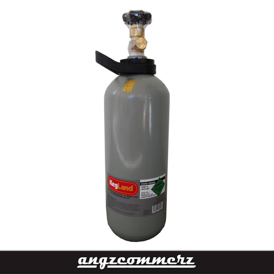 KEGLAND 2,6 Kg CO2 Gas Cylinders Tabung Gas