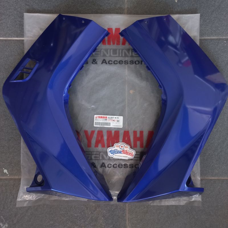 Legshield Sayap luar jupiter MX lama old biru tua DPBMC | 1S7-F8311-00-P0