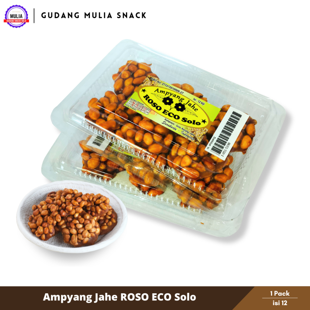 

Ampyang Kacang ROSO ECO | Oleh-oleh Solo