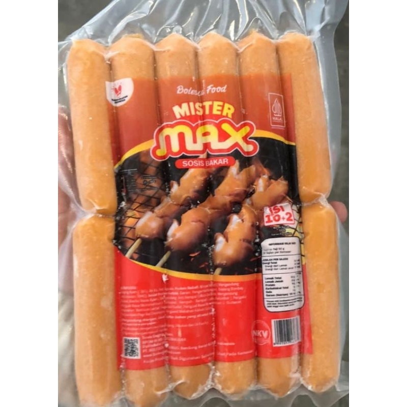 

Mister Max Sosis Bakar isi 12
