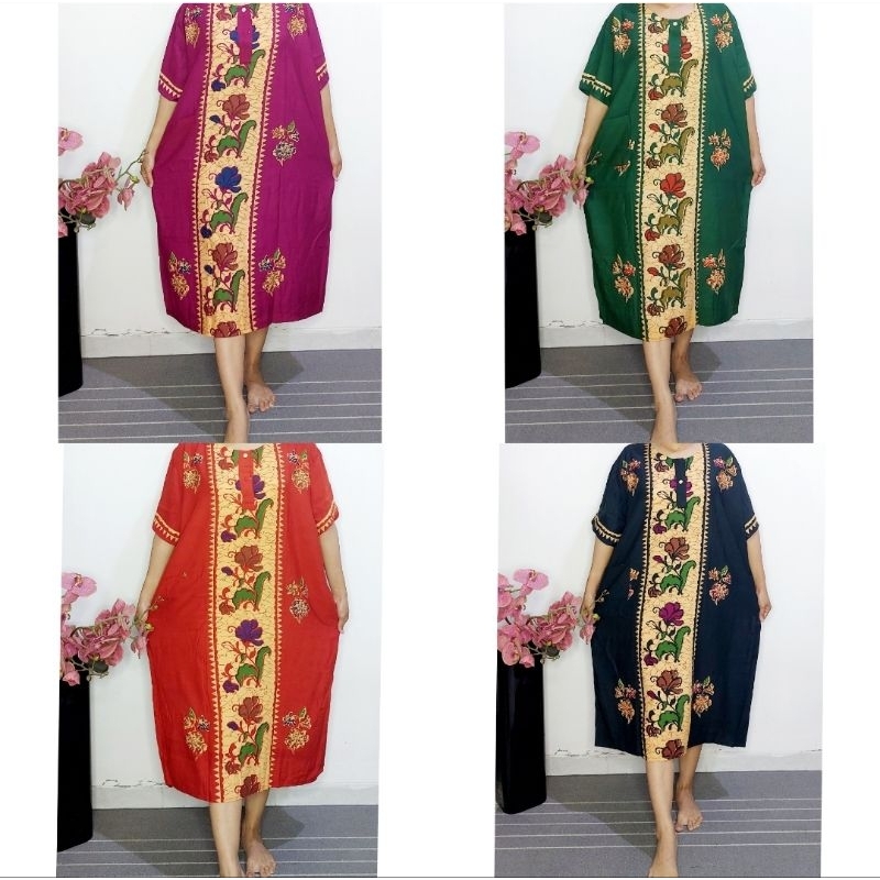 Daster ibu super/Daster/jumbo/rayon santung/grosir/murah