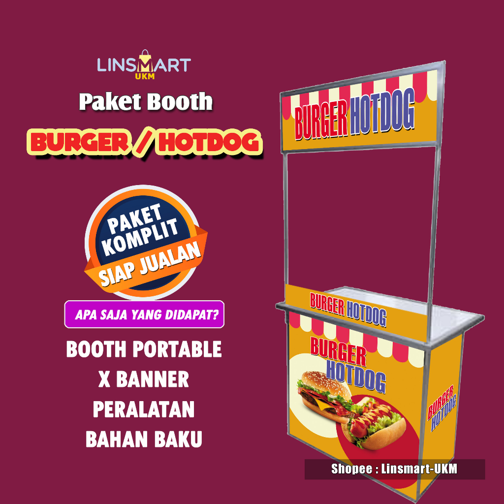 

Paket Usaha Murah CUSTOM Burger & Hotdog