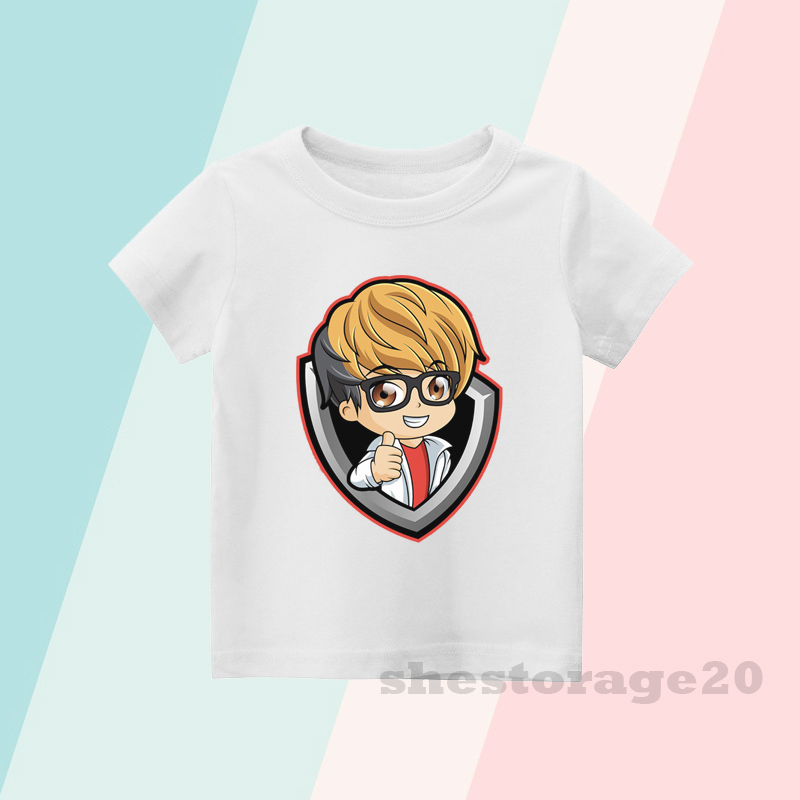 BAJU ANAK KAOS ANAK YOUTUBER  GAMER CUPU / PAKAIAN ANAK LAKI-LAKI DAN PEREMPUAN YOUTUBER GAMER CUPU