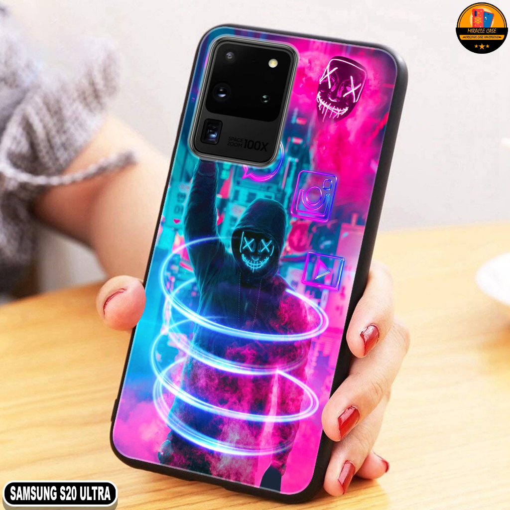 Case SAMSUNG S20 ULTRA - Casing SAMSUNG S20 ULTRA Terbaru 2023 MIRACLE CASE [ MOTIF 25 ] Silikon -  