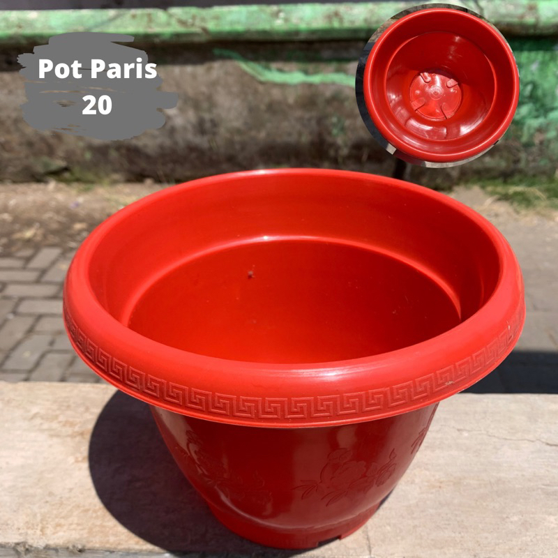 Pot Tanaman/Pot Bunga/Pot Paris 20/Pot Plastik
