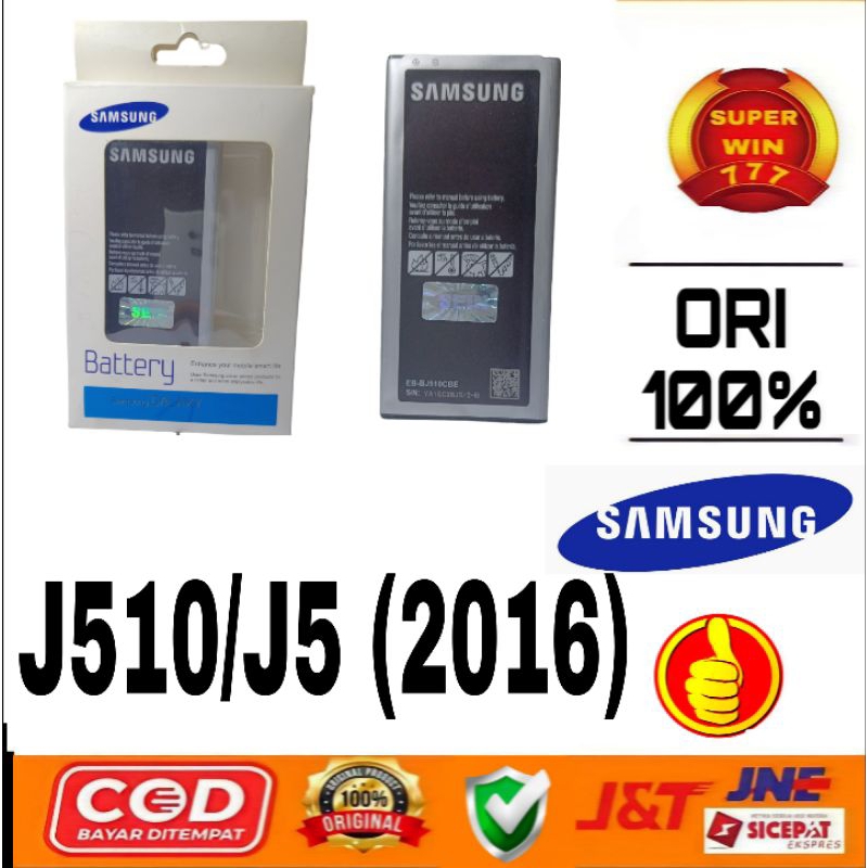 BATERAI ORI 100% SAMSUNG J510/J5 2016