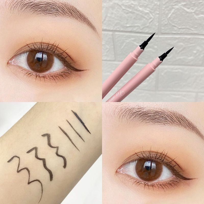 [COD] Black Eyeliner | Lameila Fine Brush Head Eye Liner 775 | 24hours