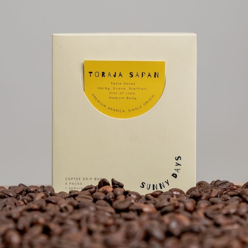

Sunny Days Drip Bag Coffee | Toraja Sapan