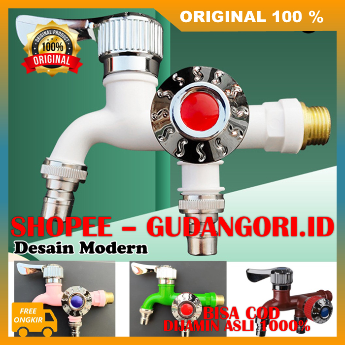 Kran Cabang Shower Kran Air Double Kamar Mandi Kran Cabang Kamar Mandi ORIGINAL