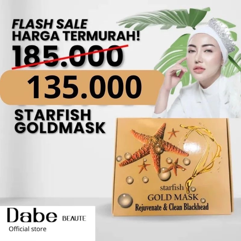 READY STAR FISH GOLD MASK DABEBEAUTE