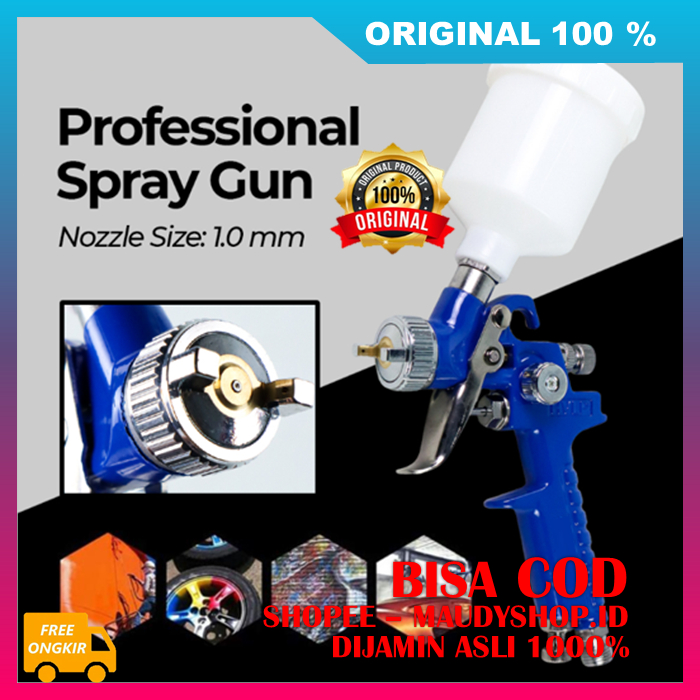 Spray Nozzle Airbrush Professional Spray Gun Alat Cat Semprot Motor Mobil Semprotan Cat Multifungsi 