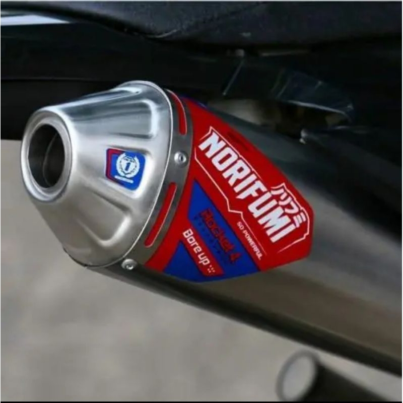 knalpot racing norifumi Roket 4 boreup klx crf dtracker wr155