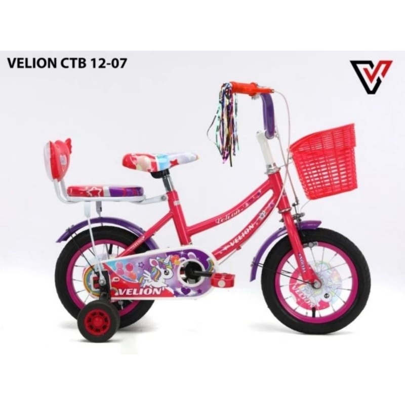 SEPEDA MINI 12 16 18 VELION CTB SEPEDA MINI ANAK PEREMPUAN
