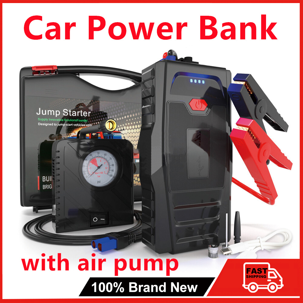 TM MANSOON jumper aki mobil powerbank Portable Jumper Aki Mobil dan Pompa Ban Power Bank Charger Aki