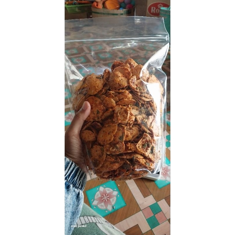 

basreng koin kemasan 1/2 kg