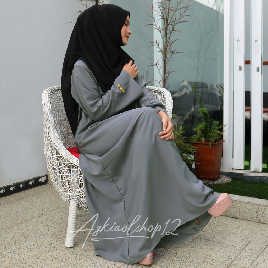 gamis terbaru 2024 lebaran wanita import