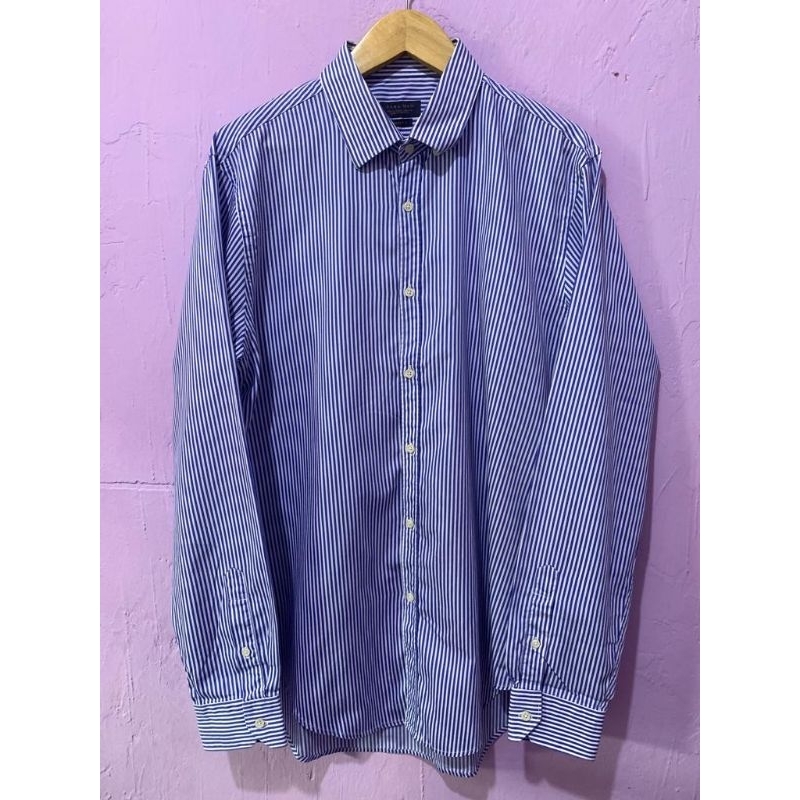 baju kemeja second ZARA MAN branded , baju kemeja panjang pria /cowok branded