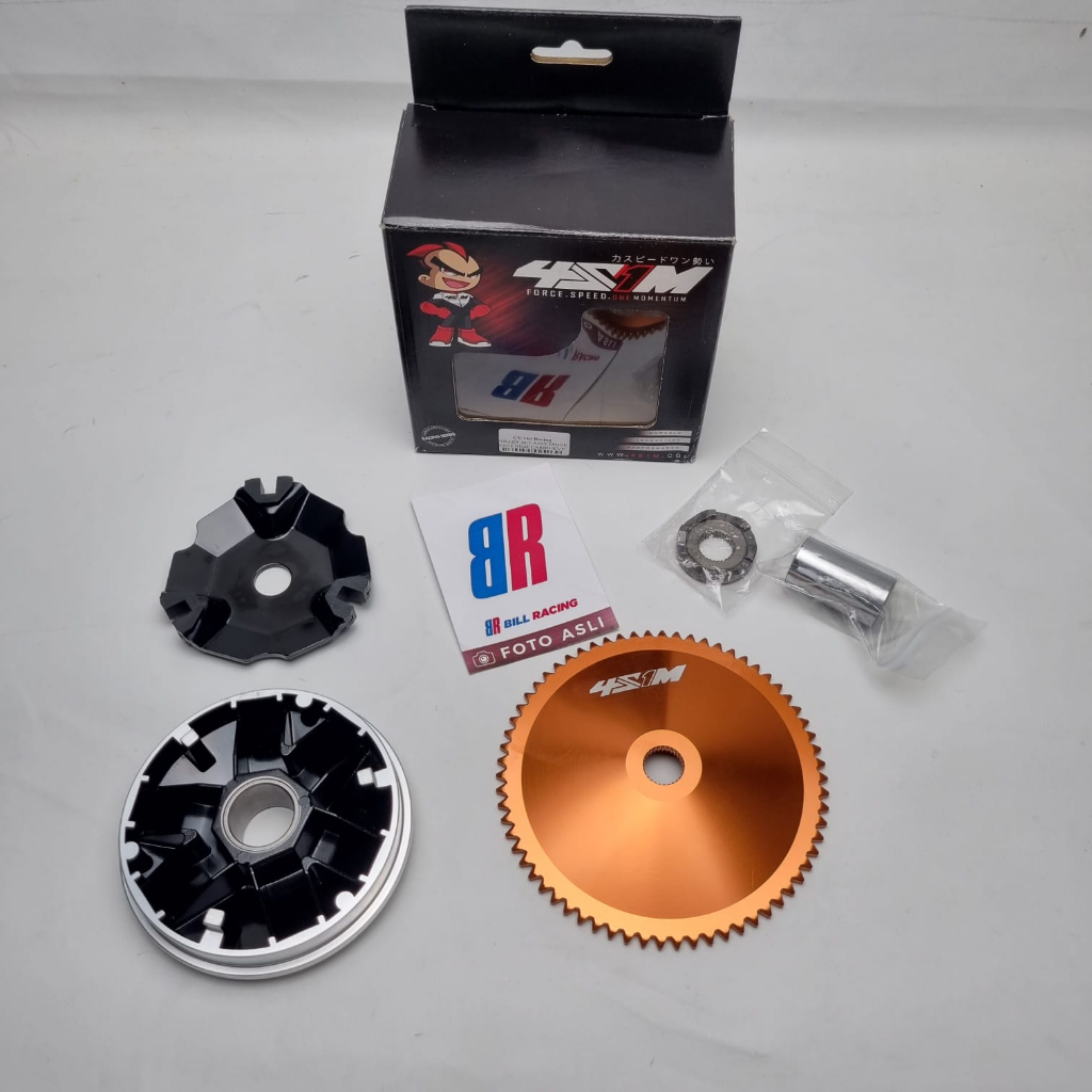 PULLEY SET 4S1M BEAT KARBU KVY RACING PULLEY