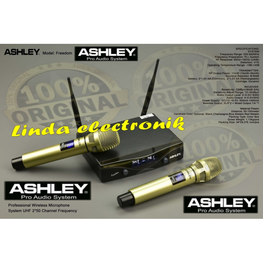 mic wireless ashley freedom / freedom ORIGINAL wireless