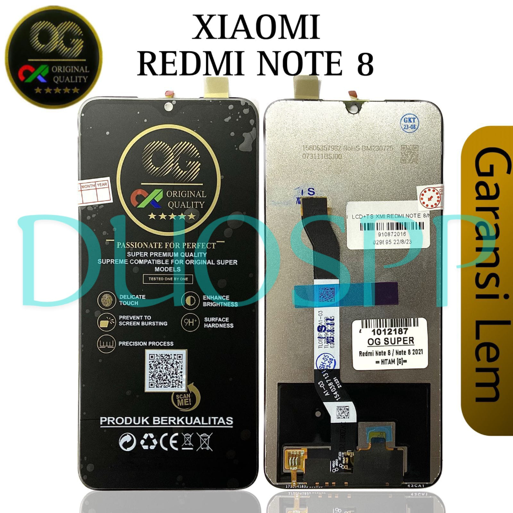 LCD TOUCHSCREEN XIAOMI REDMI NOTE 8 LCD TS FULLSET REDMI NOTE8 2021