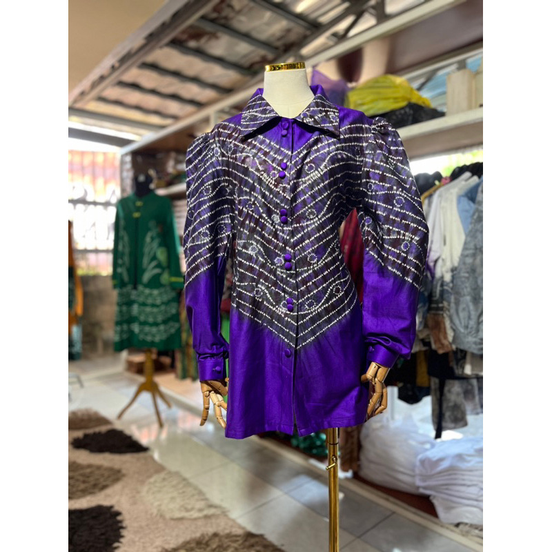 blouse/atasan sasirangan wanita