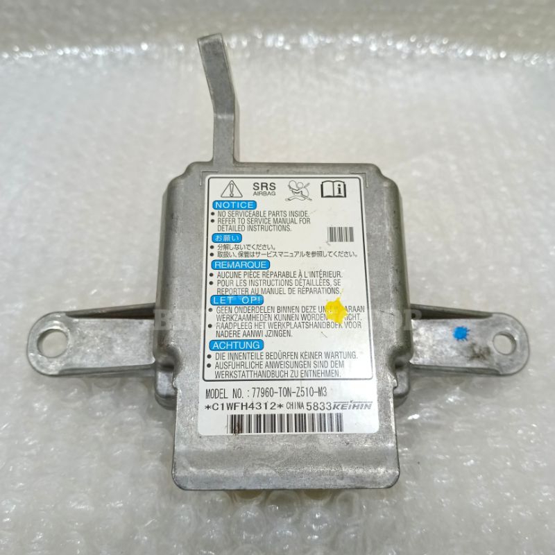 Modul SRS Airbag Honda CRV Gen4 77960-TON-Z510-M3 Original