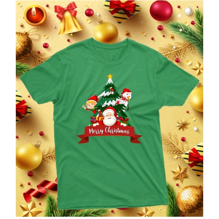 Kaos Natal Merry Christmas / Kaos Natal Couple Keluarga / Baju Natal terbaru 2023/ Kaos Natal anak