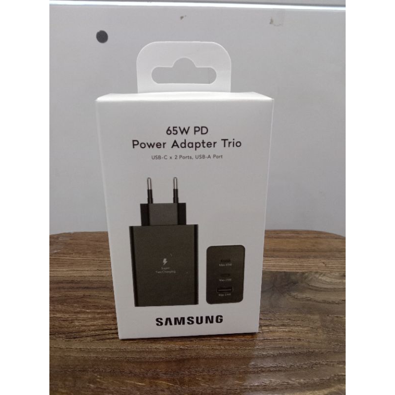 BATOK CHARGER SAMSUNG TRIO 65W PD ORIGINAL