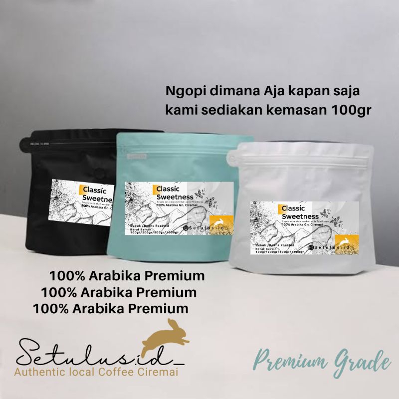 

Kopi Ciremai bubuk Premium 100% Arabika Ciremai Grade 1 100gr
