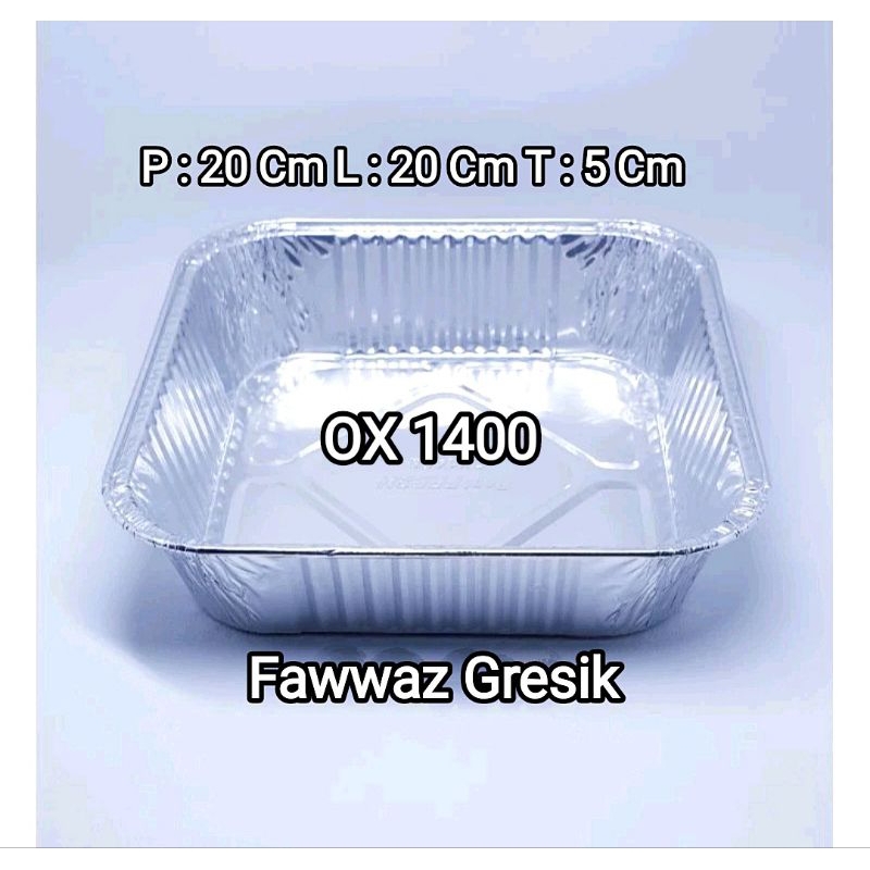 Aluminium Foil OX 1400 ukuran 20x20 cm Bestfresh / Aluminium Foil 20x20cm Best Fresh / Aluminium Foi