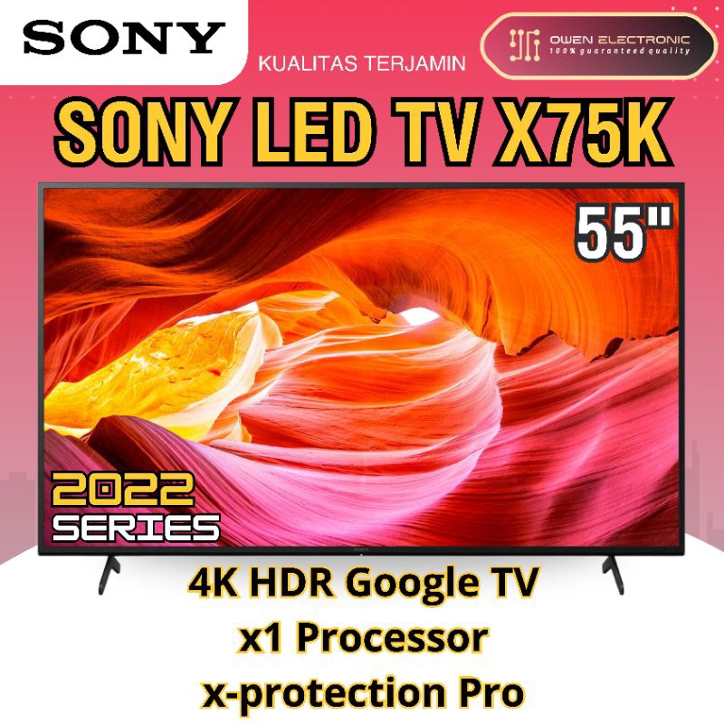 SONY Bravia 55X75K 55 Inch 4K HDR TV Smart TV KD-55X75K