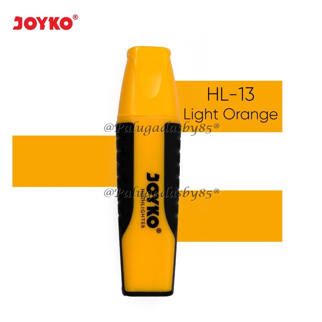 

(1 Biji) GROSIR Highlighter JOYKO HL-13 Light Orange / Joyko Highlighter Penanda Berwarna HL-13 Light Orange / Joyko HL-13 ~ HL-16